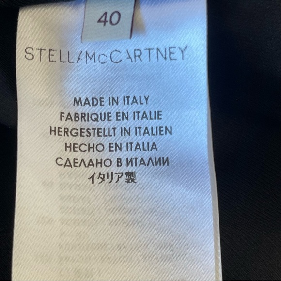 STELLA MCCARTNEY black short sleeve dress - Picture 4 of 14